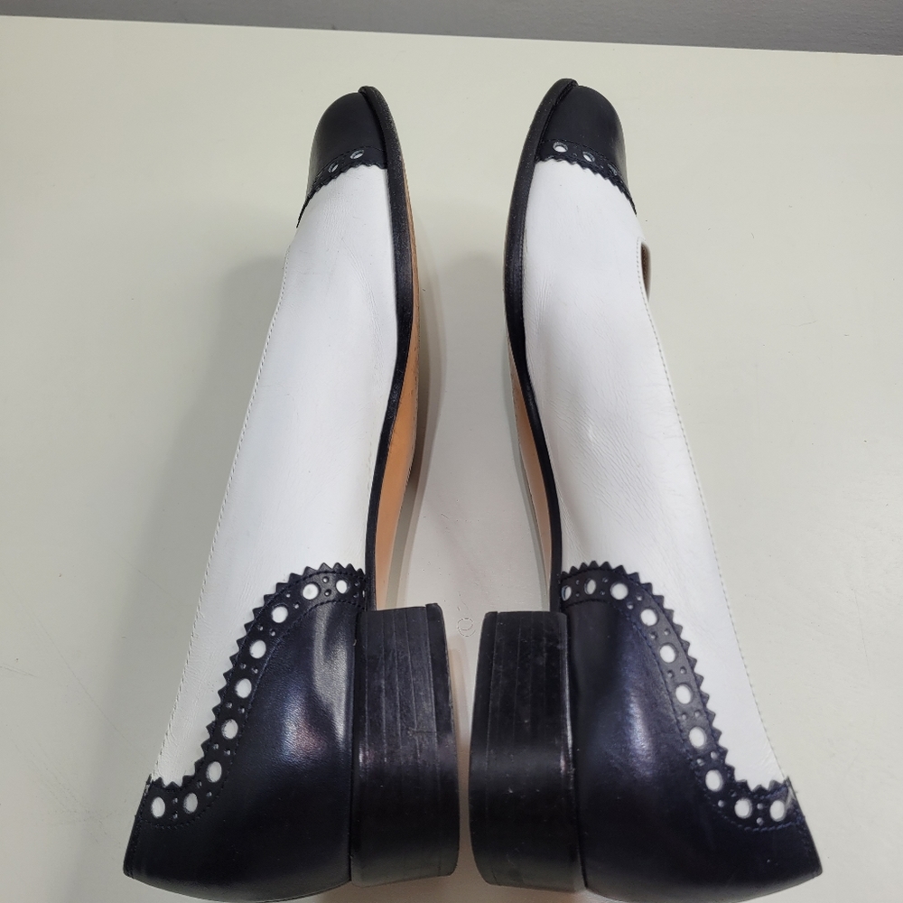 Salvatore Ferragamo Boutique Leather Colorblock Pattern Shoes Size Women's 9 - Picture 8 of 16